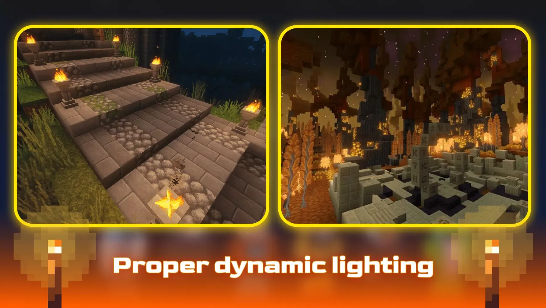Zrzuty ekranu Dynamic Lighting Minecraft App