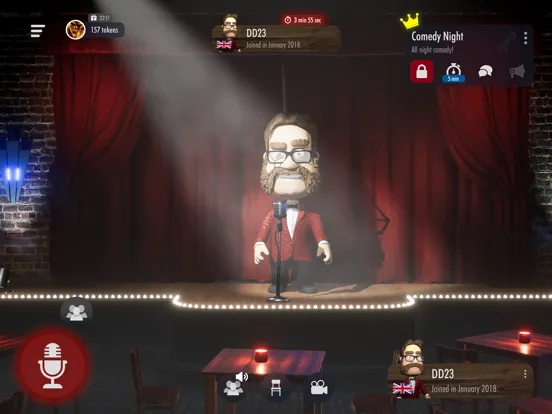 Tangkapan layar Comedy Night - The Voice Game iPad 