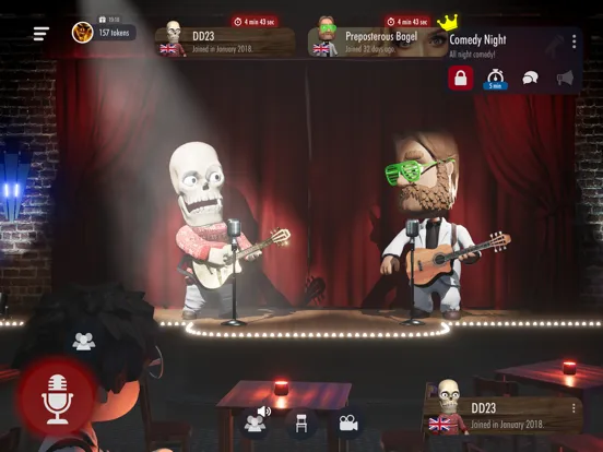 Tangkapan layar Comedy Night - The Voice Game iPad 