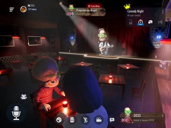 Tangkapan layar Comedy Night - The Voice Game iPad 