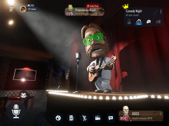 Tangkapan layar Comedy Night - The Voice Game iPad 