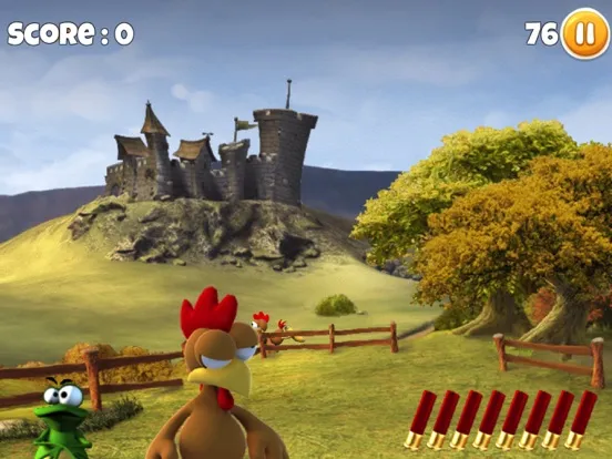 Moorhuhn Crazy Chicken Remake iPad  Ekran Görüntüleri