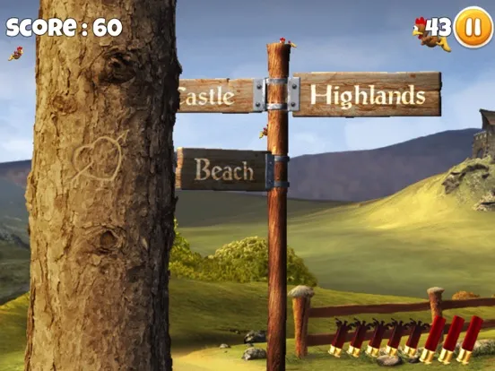 Moorhuhn Crazy Chicken Remake iPad  Ekran Görüntüleri
