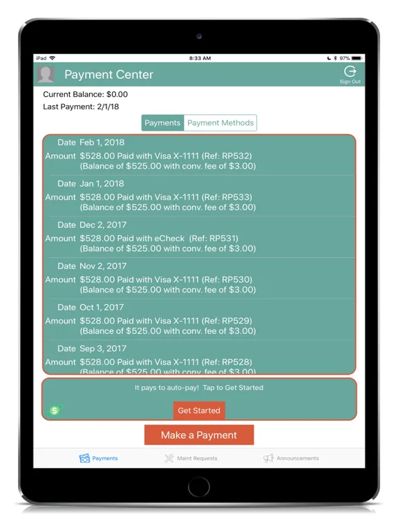 Resident Portal iPad  Ekran Görüntüleri