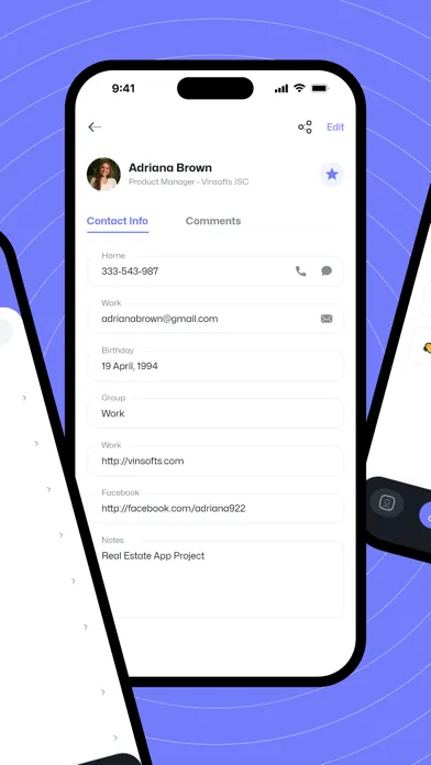 Linked Contact Hub Ekran Görüntüleri