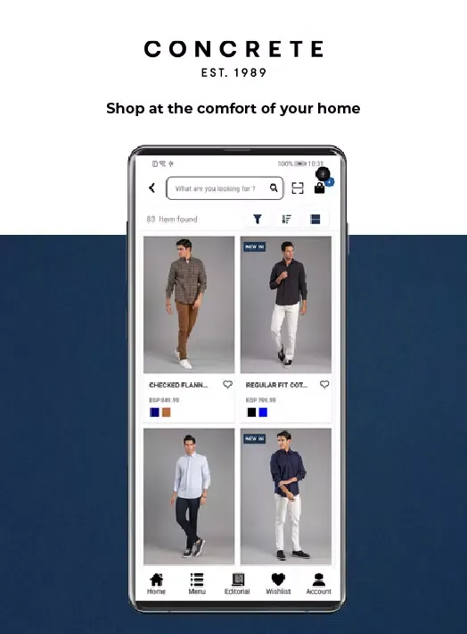 Concrete Screenshots