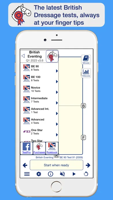 Tangkapan layar TestPro BE British Eventing