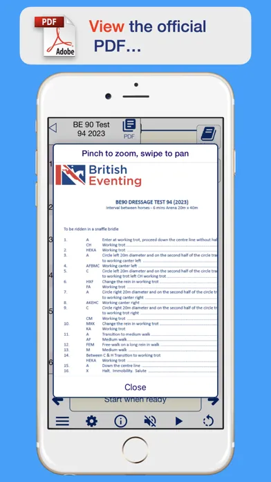 Tangkapan layar TestPro BE British Eventing
