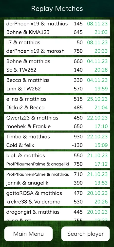 Tichu one Screenshots