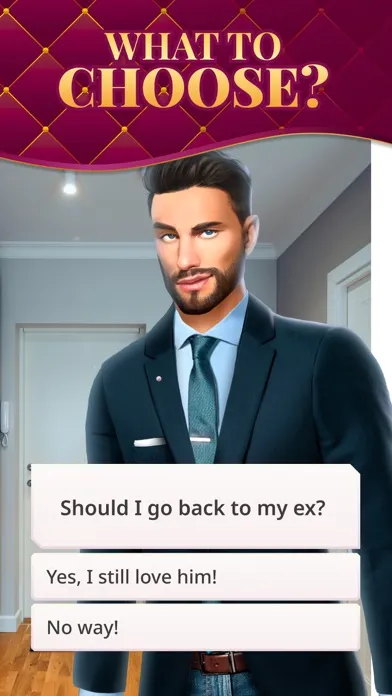Tangkapan skrin Double life: love stories sim