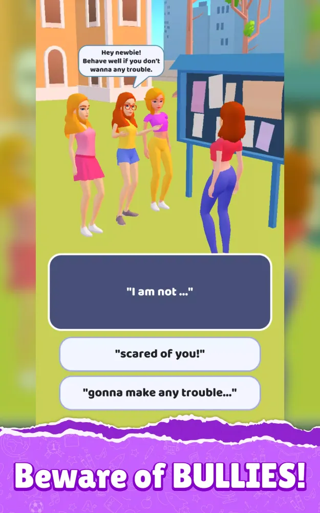 Tangkapan skrin High School Popular Girls