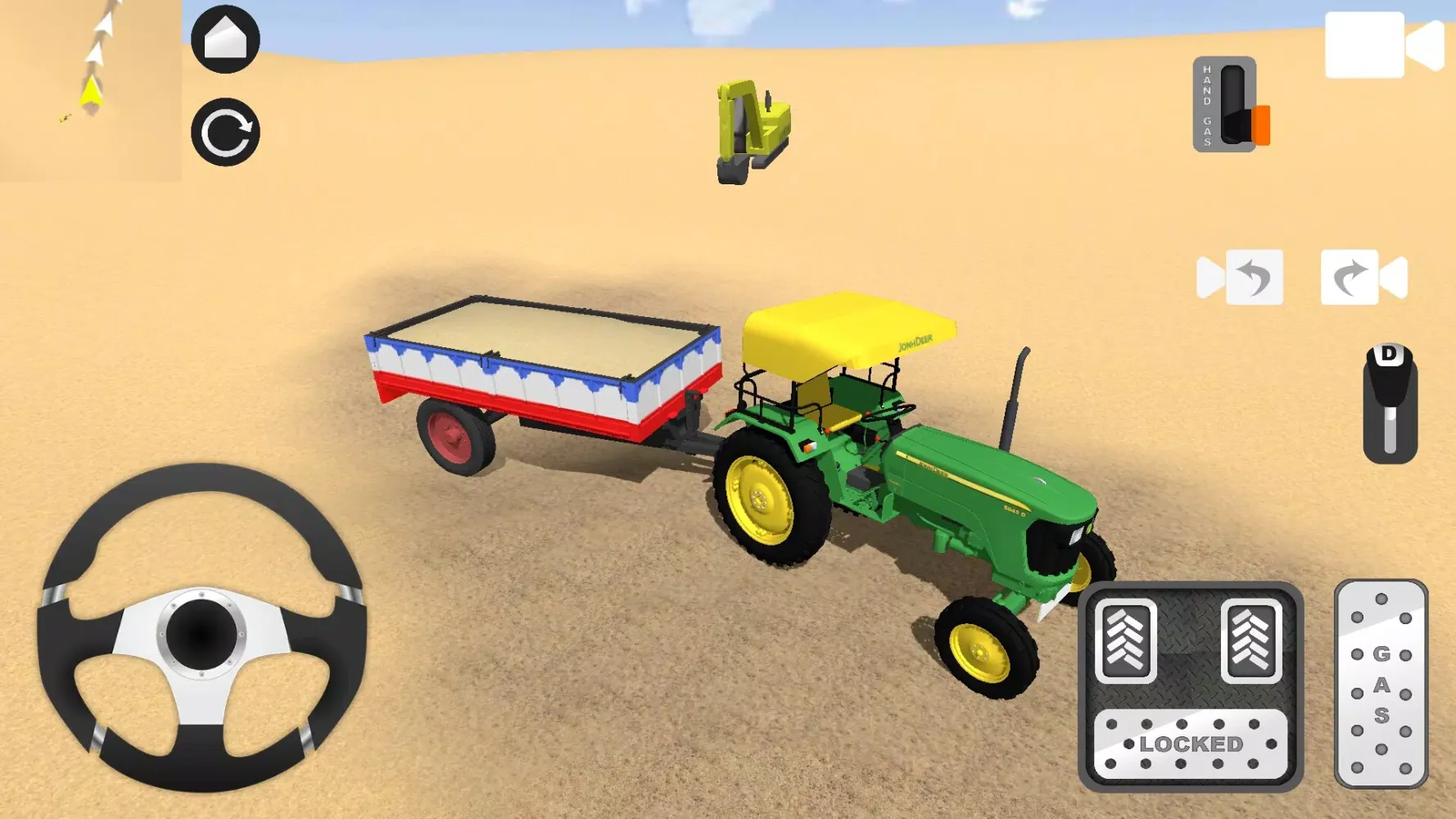 Zrzuty ekranu Indian Tractor Simulator Lite
