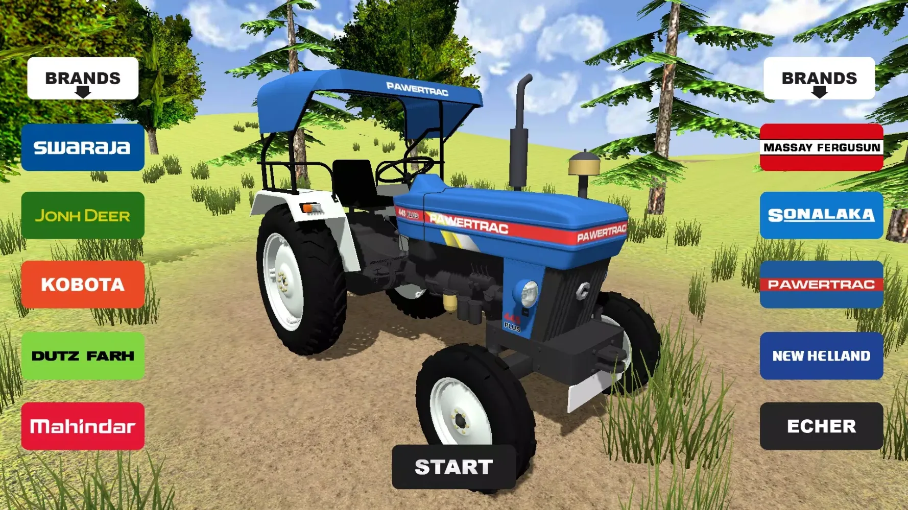 Zrzuty ekranu Indian Tractor Simulator Lite