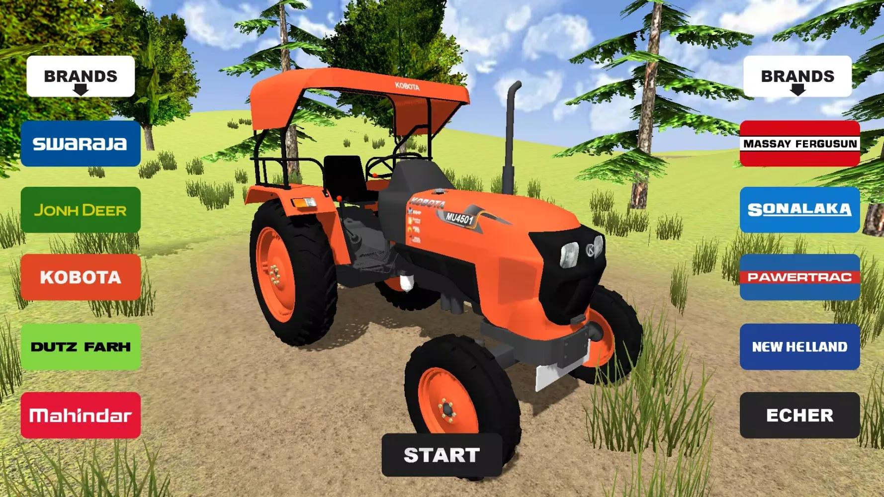 Zrzuty ekranu Indian Tractor Simulator Lite
