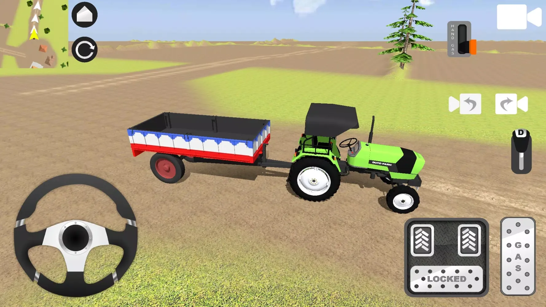 Zrzuty ekranu Indian Tractor Simulator Lite