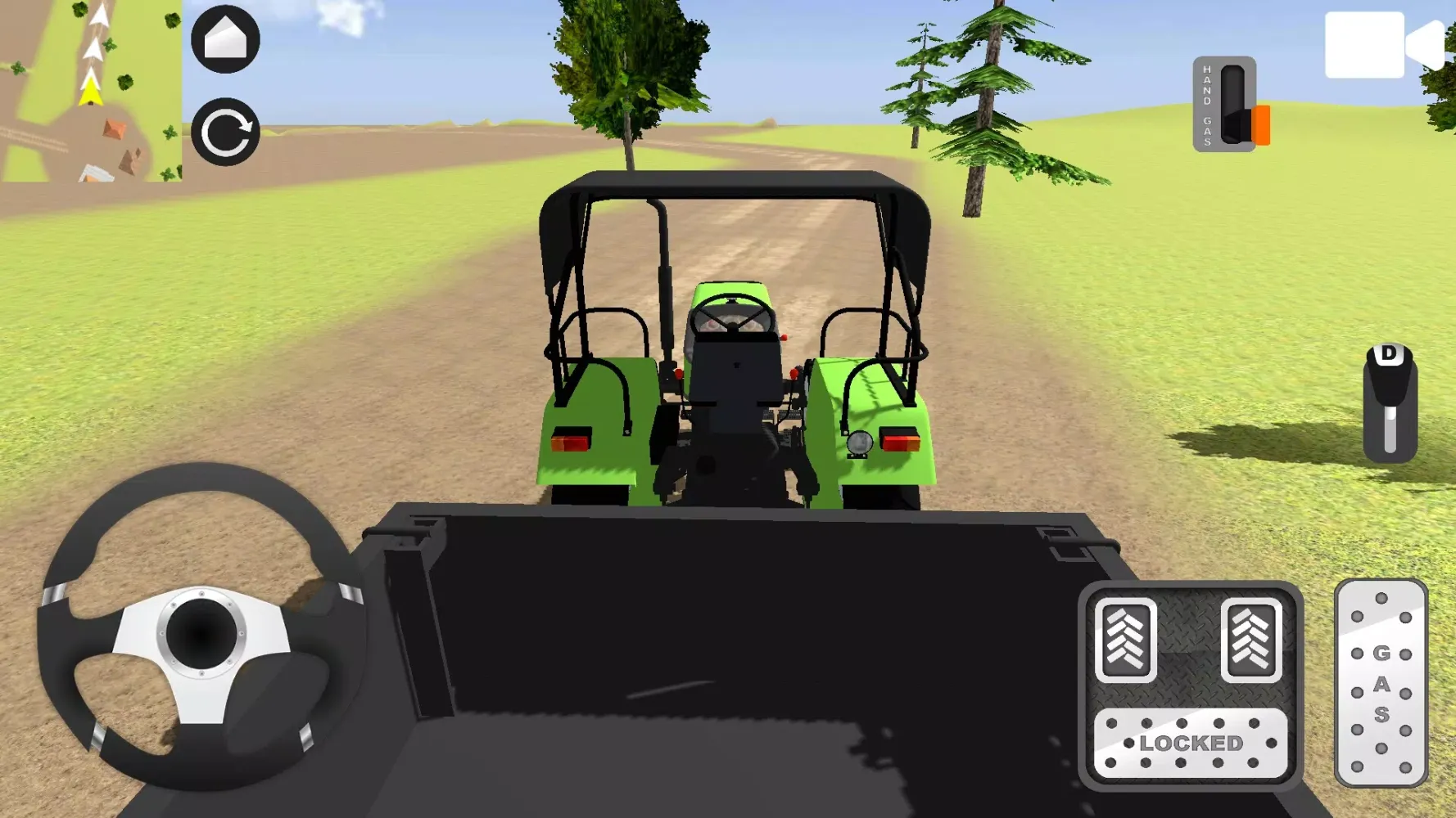 Zrzuty ekranu Indian Tractor Simulator Lite