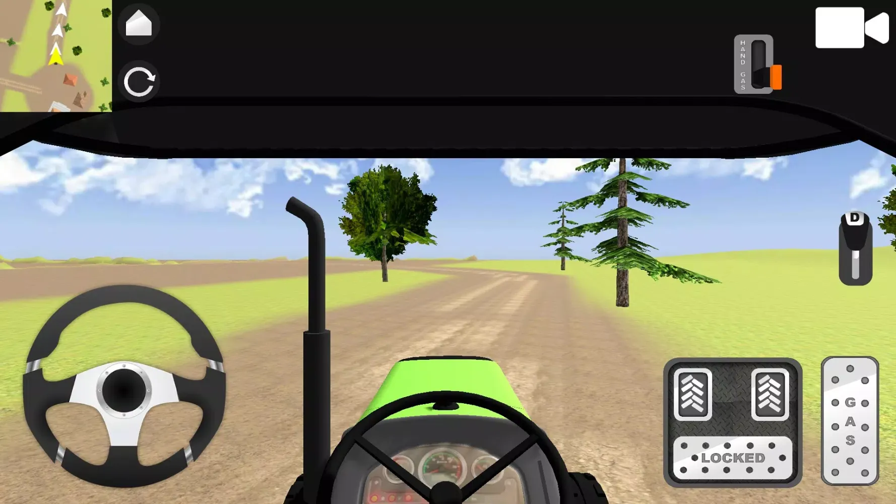 Zrzuty ekranu Indian Tractor Simulator Lite
