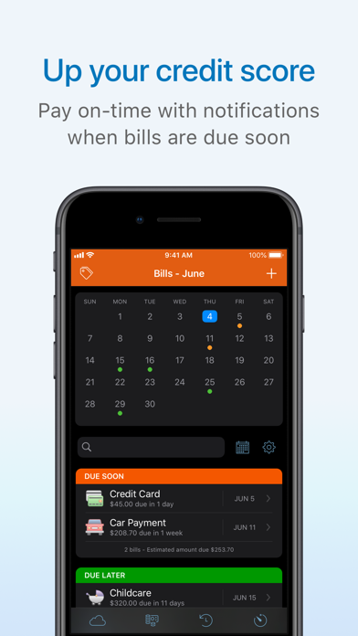 Chronicle - Bill Organizer Screenshots