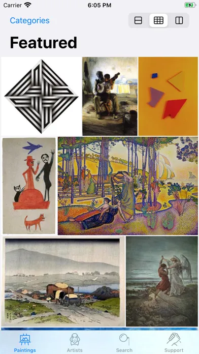 Tangkapan layar WikiArt