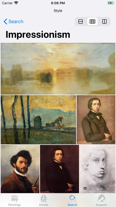 Tangkapan layar WikiArt