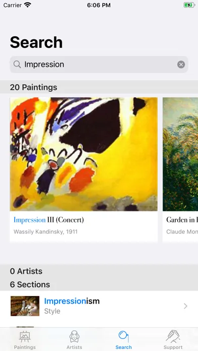 Tangkapan layar WikiArt