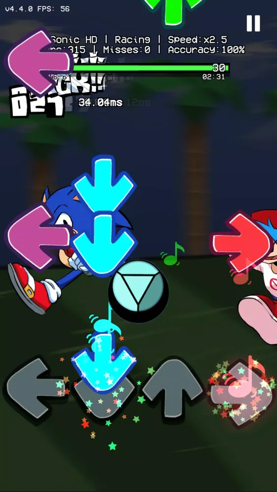 Rhythm Night Battle HD Mod স্ক্রিনশট