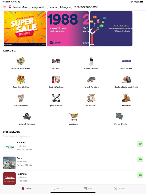 Weedeo:- Interact with Stores iPad  Ekran Görüntüleri