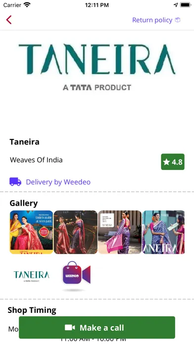 Weedeo:- Interact with Stores Ekran Görüntüleri