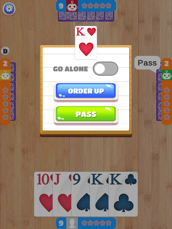 ภาพหน้าจอของ Euchre - Card game iPad 