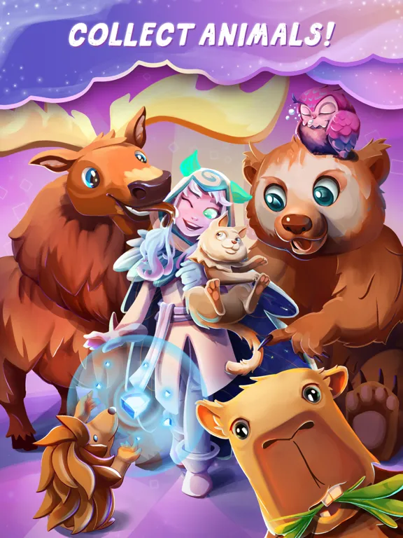 Nora's Ark: Match 3 Puzzle iPad  Screenshots
