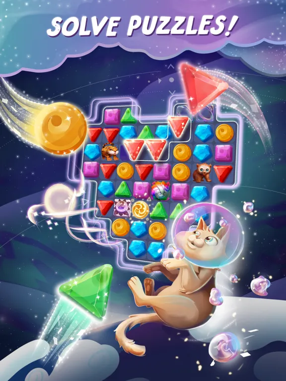Nora's Ark: Match 3 Puzzle iPad  Screenshots