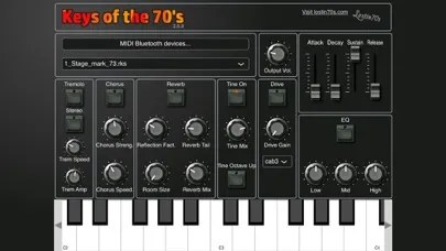 Keys of the 70's 스크린샷