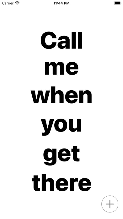 Zrzuty ekranu Call Me When You Get There
