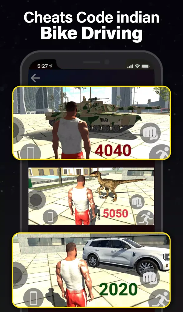 Ảnh chụp màn hình của Indian Bike Driving 3D Cheat