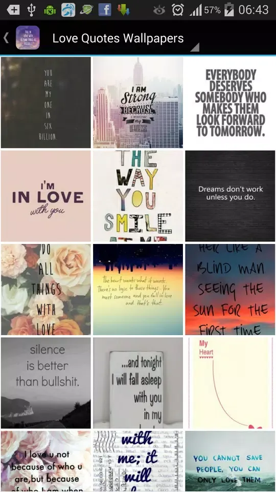 Love Quotes Wallpapers Screenshots