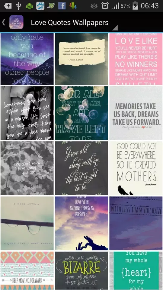 Love Quotes Wallpapers Screenshots