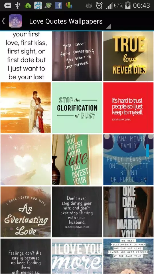 Love Quotes Wallpapers Screenshots