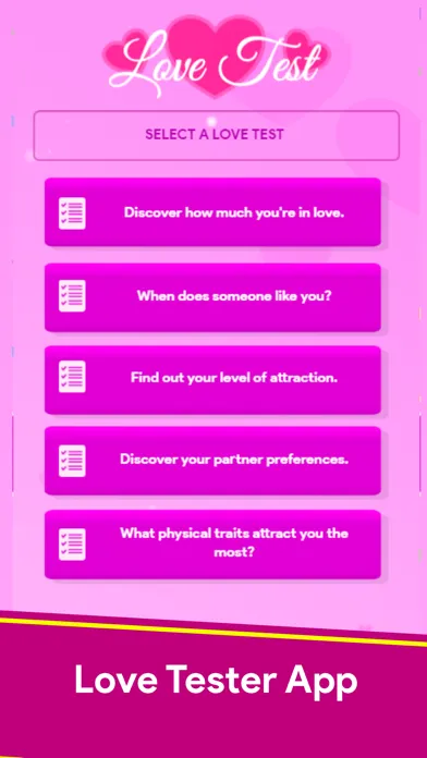 Love Tester - True Love Test Screenshots