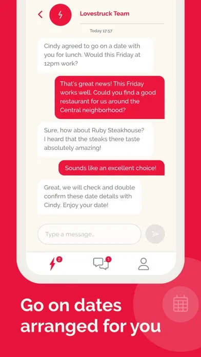 Ảnh chụp màn hình của Lovestruck: Dating & Find Love
