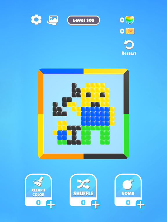 Slide block puzzle 3D game iPad  스크린샷