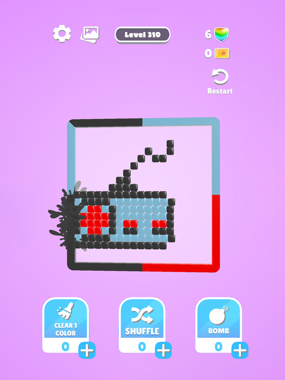 Slide block puzzle 3D game iPad  스크린샷