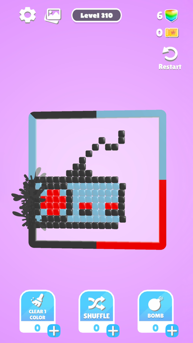 Slide block puzzle 3D game 스크린샷