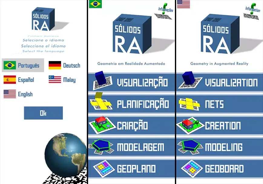 Ảnh chụp màn hình của Solids AR - Augmented Reality