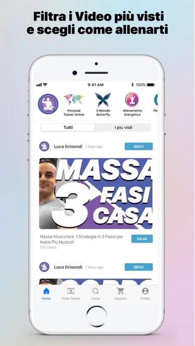 Capturas de tela do Personal Trainer Online