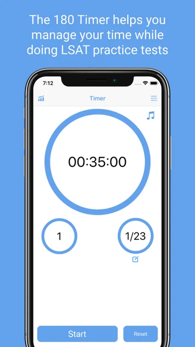 ภาพหน้าจอของ The 180 Timer - LSAT Proctor