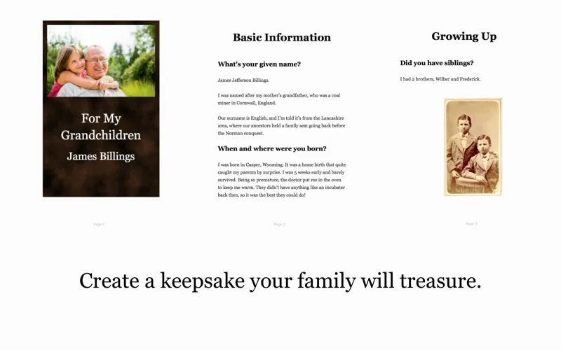 تصاویر Grandparent Book