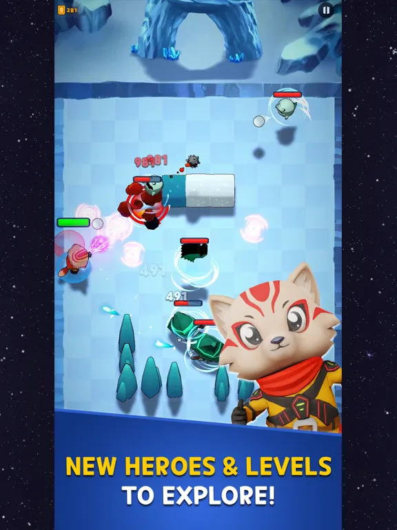 Starscape: Galaxy Heroes iPad  سکرین شاٹس