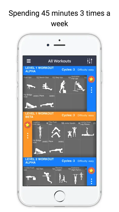 Bodyweight Calisthenics Progression - Loose Weight স্ক্রিনশট