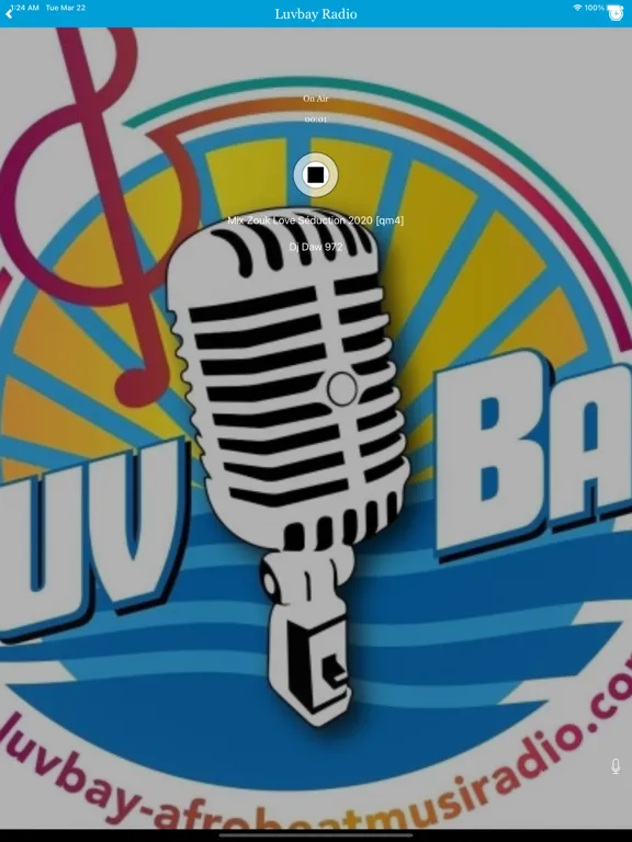 LuvBay Afrobeat Music Talk iPad 應用截圖