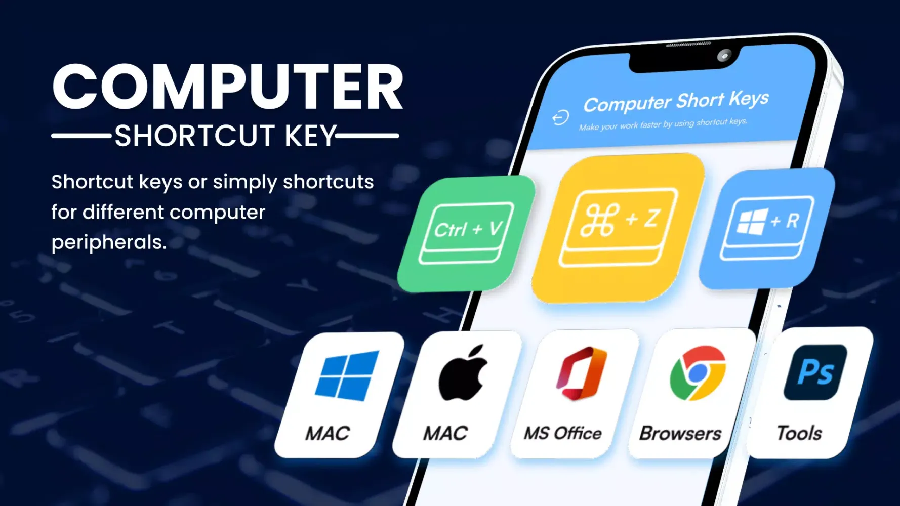 Shortcut Keys For Computer 스크린샷